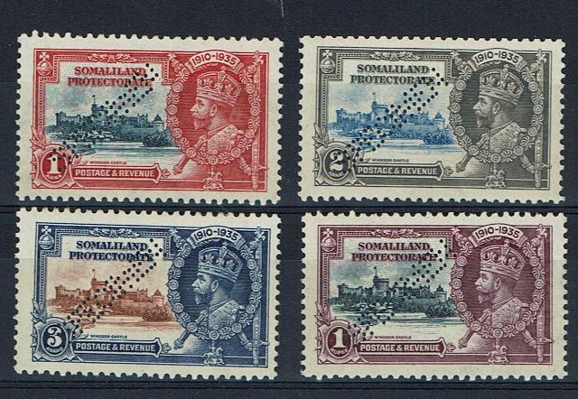 Image of Somaliland Protectorate SG 86S/9S UMM British Commonwealth Stamp